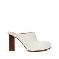 jw anderson paw 90mm leather mules - blanc