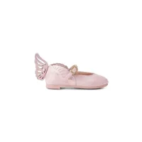 sophia webster mini sandales en cuir à appliqué papillon - rose