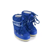 moon boot kids après-ski à bande logo icon - bleu