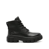 timberland bottines greyfield à lacets - noir