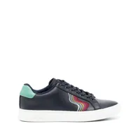 paul smith lapin leather sneakers - bleu