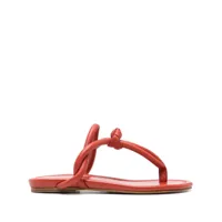 fabiana filippi sandales à design matelassé - rouge