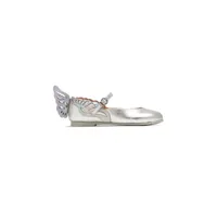 sophia webster mini sandales heavenly wing en cuir - argent