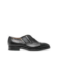 bally elasticated-panels leather loafers - noir