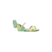 sophia webster mini sandales en cuir à papillon - vert