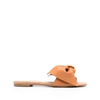 paloma barceló sandales leire en cuir - marron