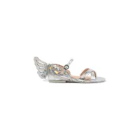 sophia webster mini sandales evangeline en cuir - argent