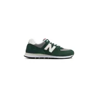 new balance 574 panelled suede sneakers - vert