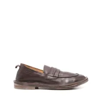 moma penny-slot leather loafers - marron