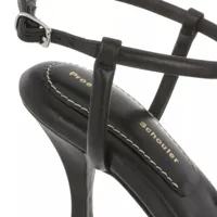 proenza schouler escarpins & talons, cecil padded ankle strap sandal en noir - pour dames