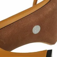 proenza schouler escarpins & talons, cecil padded ankle strap sandal en orange - pour dames