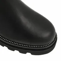 toral bottes & bottines, chelsea boot with track sole en noir - pour dames