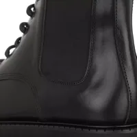 atp atelier bottes & bottines, pesaro chunky boot vachetta en noir - pour dames