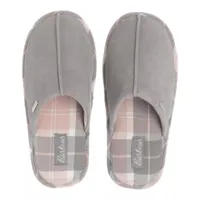 barbour slippers & mules, simone en gris - pour dames