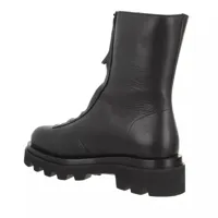 toral bottes & bottines, boots with zipper front and track sole en noir - pour dames