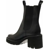 kennel & schmenger bottes & bottines, punch boots leather en noir - pour dames