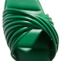 kennel & schmenger sandales, rio sandalen leather en vert - pour dames