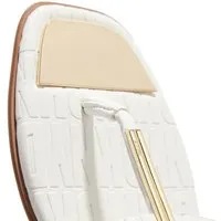 dkny sandales, deja - flat thong sandal 5mm en blanc - pour dames