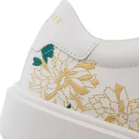 ted baker sneakers, lornima embroidered inflated sole sneaker en blanc - pour dames