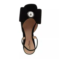 marc jacobs sandales, the paris sandal en noir - pour dames