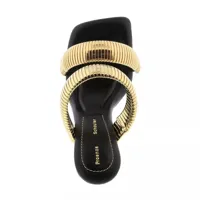 proenza schouler slippers & mules, sandals leather en or - pour dames