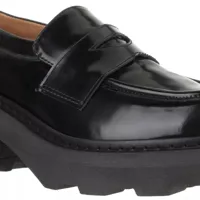toral moccassin & ballerine, shoe with track sole en noir - pour dames