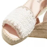 espadrij l’originale sandales, sandale crochet high en beige - pour dames