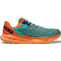 hoka zinal chaussures pour homme en trellis/vibrant orange taille 41 1/3 | trail