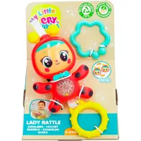 imc toys my little cry babies lady rattle multicolore