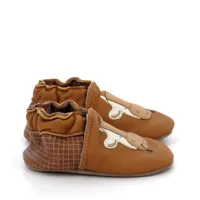 chaussons cuir funny cow