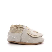 chaussons en cuir baby tiny heart