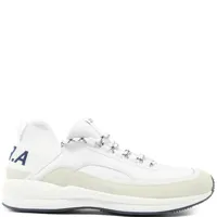 a.p.c men's runner sneakers white uk 9