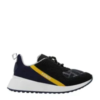fendi boys sneakers logo navy blue eu 33