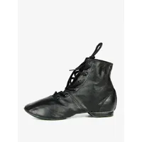 bottes de danse jazz homme bottines de danse noires à lacet chaussures