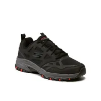 skechers chaussures de trekking hillcrest 237265/bkcc noir
