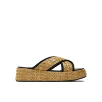 max mara beachwear mules / sandales de bain braies 24165210396 beige