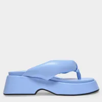 sandales retro en bleu