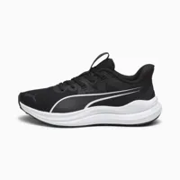 puma chaussures de running reflect lite enfant et adolescent, noir/blanc