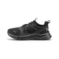 puma chaussure basket anzarun 2.0 adolescent pour enfant, noir/gris