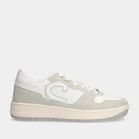 cruyff campo low lux white/pastel green dames sneakers (maat 40)