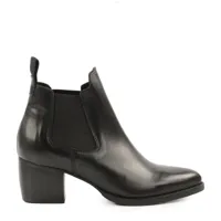 chelsea boots en cuir - noir (maat 39)