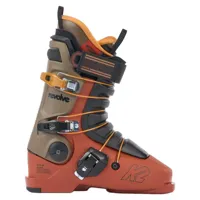 k2 revolve alpine ski boots orange 25.5