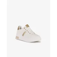 sneakers �� d��tails contrast��s - blanc/or - femme -