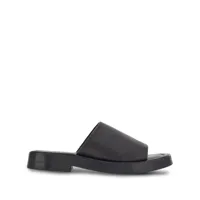 ferragamo- leather flat sandals