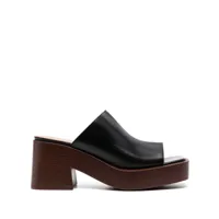 tod's- leather mules