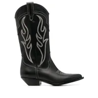 sonora- embroidered suede western boots
