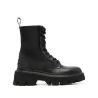 woolrich- leather lace-up ankle boots
