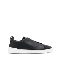zegna- leather sneakers
