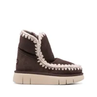 mou- eskimo 18 bounce suede ankle boots