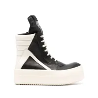 rick owens- geobasket leather sneakers